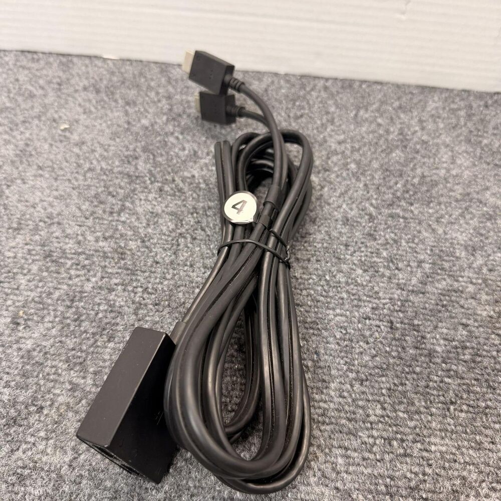 Sony PlayStation 4 PS4 VR Headset Connection AV Cable Adapter Black Tested
